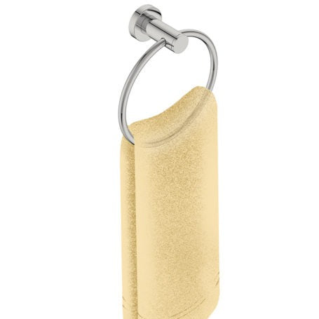 Towel ring - brushed brass
