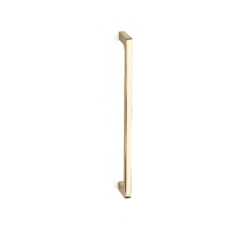 Polish brass cabinet handle - 128mm