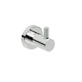 Chrome double hook on a white background