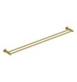 Double Towel Rail - 1100mm Brushed Brass