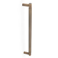AW500 Spitfire Knurled Door Pull Handle - Solid Brass