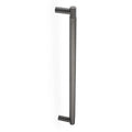 AW500 Spitfire Knurled Door Pull Handle - Solid Brass
