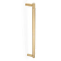 AW500 Spitfire Knurled Door Pull Handle - Solid Brass