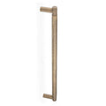 AW503 Spitfire Hammered Door Pull Handle - Solid Brass