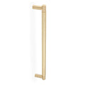 AW503 Spitfire Hammered Door Pull Handle - Solid Brass