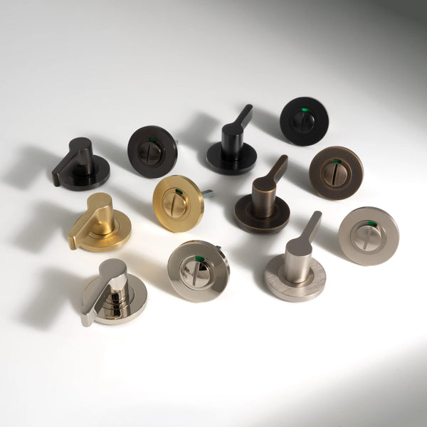 AW799 WC Accessible Thumbturn Indicator - Solid Brass