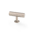 Leila HAMMERED cabinet T-Bar - solid brass