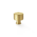 Leila HAMMERED cabinet knob - solid brass