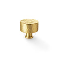 Leila HAMMERED cabinet knob - solid brass