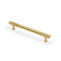 Washington REEDED Cabinet Pull Handle - solid brass