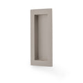 AW911-100 Rectangle Recess Flush Pull - Solid Brass