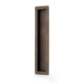 AW911-200 Rectangle Recess Flush Pull - Solid Brass
