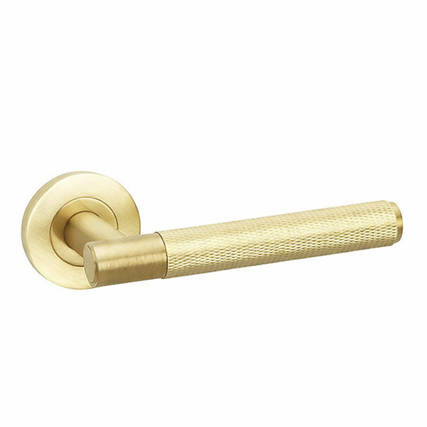 Spitfire lever knurled - polished brass