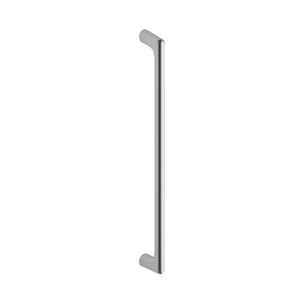 Slim curve cabinet handle - satin chrome  (96 - 320mm)