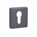 Solid fosil - brushed nickel door handle