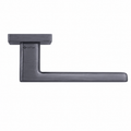 Solid fosil - brushed nickel door handle