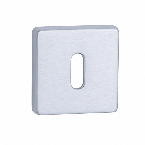 Solid fosil - polished chrome door handle