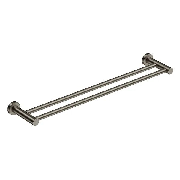 Double Towel Rail 650mm - Brushed Graphite