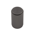 KNURLED cabinet knob D18mm - solid brass