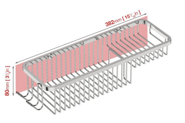 Staineless s Shower & Soap Basket Combo - Polished