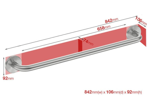 GRFV01B - Flush Valve - Grab Rail