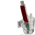 glass tumbler & stainless steel holder 