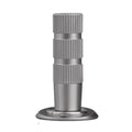 Invisible Door Stop Zinc Alloy Strong Magnetic Adjustable Door Stopper Hidden Copper Door Suction Door Holder Hardware - Graphite