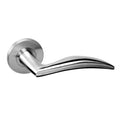 stainless steel Lever handle with escutcheon


