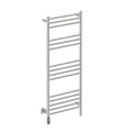 NATURAL 15 Bar 430mm Straight Heated Towel Rail with TDC Timer