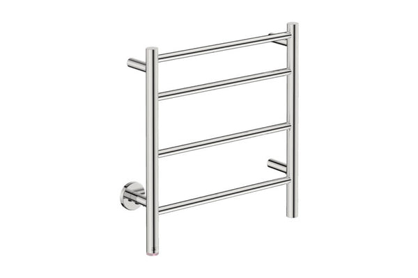 Natural 4 bar standard straight polished towel rail