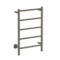 5 Bar 500mm Straight Heated Towel Rail with PTSelect Switch -Brushed Graphite