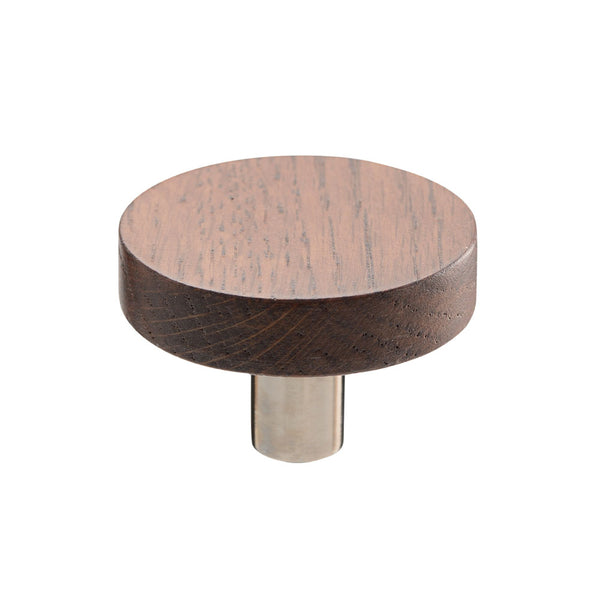 LUNA KNOB 50MM OAK IMBUIA STAIN