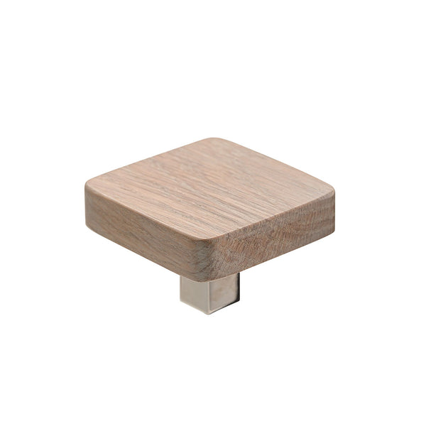 IVO KNOB 50MM X 50MM OAK SKY GREY