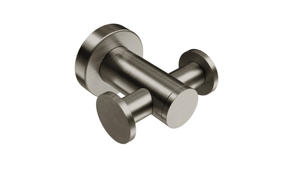 Robe Hook double -Brushed graphite