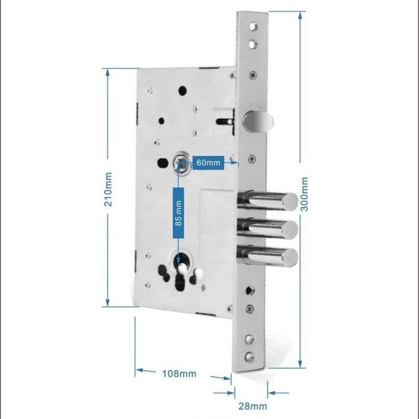 Smart access control lock system (Russian lock optional)