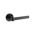 Siskin door lever on rose - solid brass