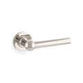 Siskin door lever on rose - solid brass