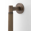 AW502 Spitfire Reeded Door Pull Handle - Solid Brass