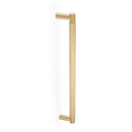 AW502 Spitfire Reeded Door Pull Handle - Solid Brass