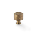 Leila HAMMERED cabinet knob - solid brass