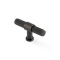 Kingston KNURLED Cabinet T-Bar - solid brass