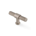 Kingston KNURLED Cabinet T-Bar - solid brass
