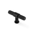 Kingston REEDED Cabinet T-Bar - solid brass