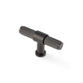 Kingston REEDED Cabinet T-Bar - solid brass