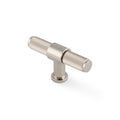Kingston REEDED Cabinet T-Bar - solid brass