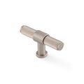 Kingston REEDED Cabinet T-Bar - solid brass