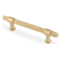Kingston KNURLED Cabinet Pull Handle - solid brass