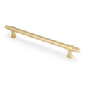 Kingston Plain Cabinet Pull Handle - solid brass
