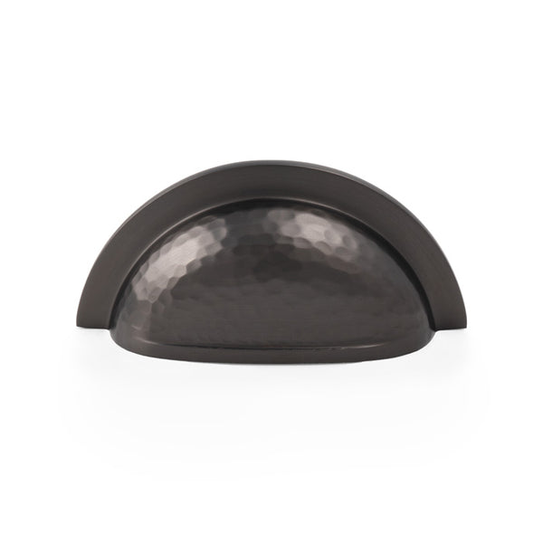 Bardom hammered cabinet cup pulls - dark bronze