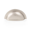 Bardom HAMMERED cabinet cup pull - solid brass